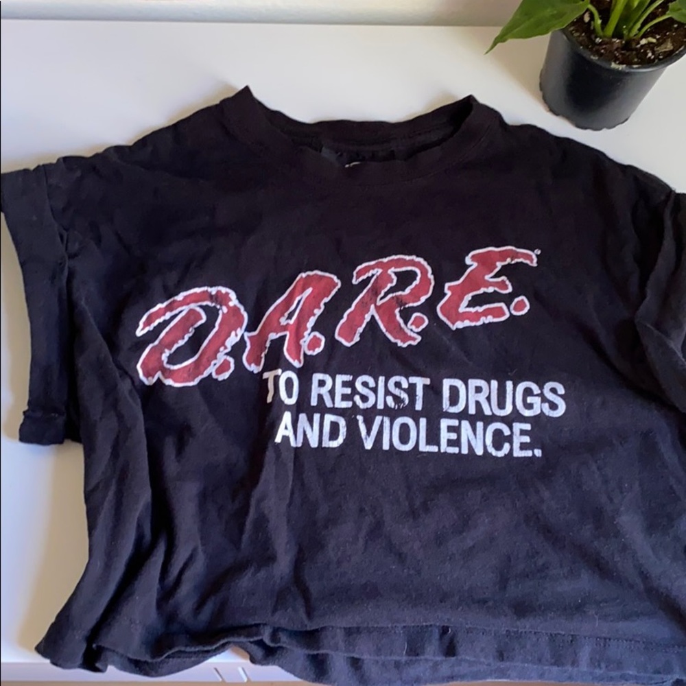 D.A.R.E crop top